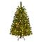 4.5ft. Pre-Lit Colorado Pine Artificial Christmas Tree, Dual Function LED Lights